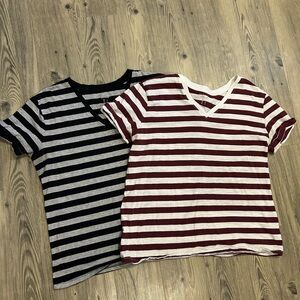 Bundle Love & Legend Striped Boyfriend Shirts